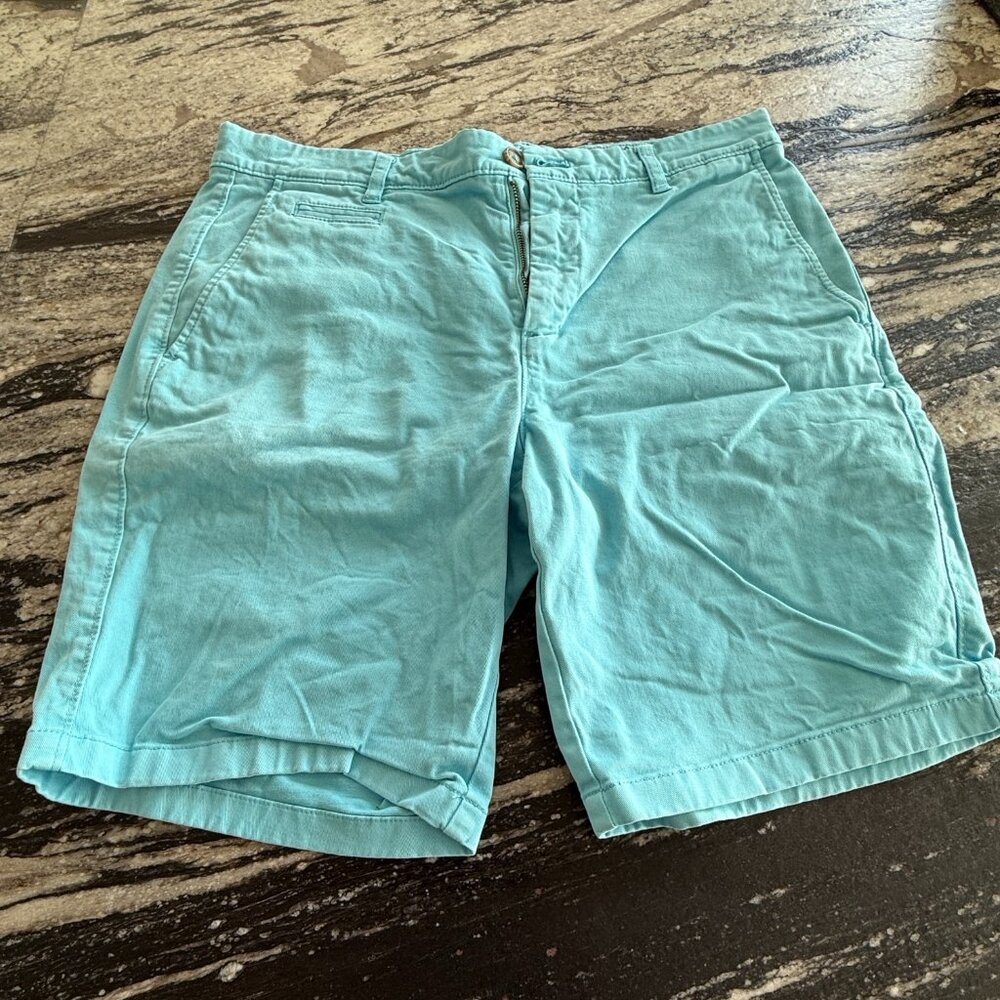 Johnnie-O Men's Size 33 Turquoise Shorts Size 33 Waist